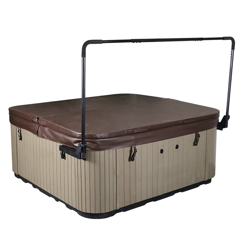 Заводская поставка напольная стойка для горячей ванны плавания спа простой выдвижной