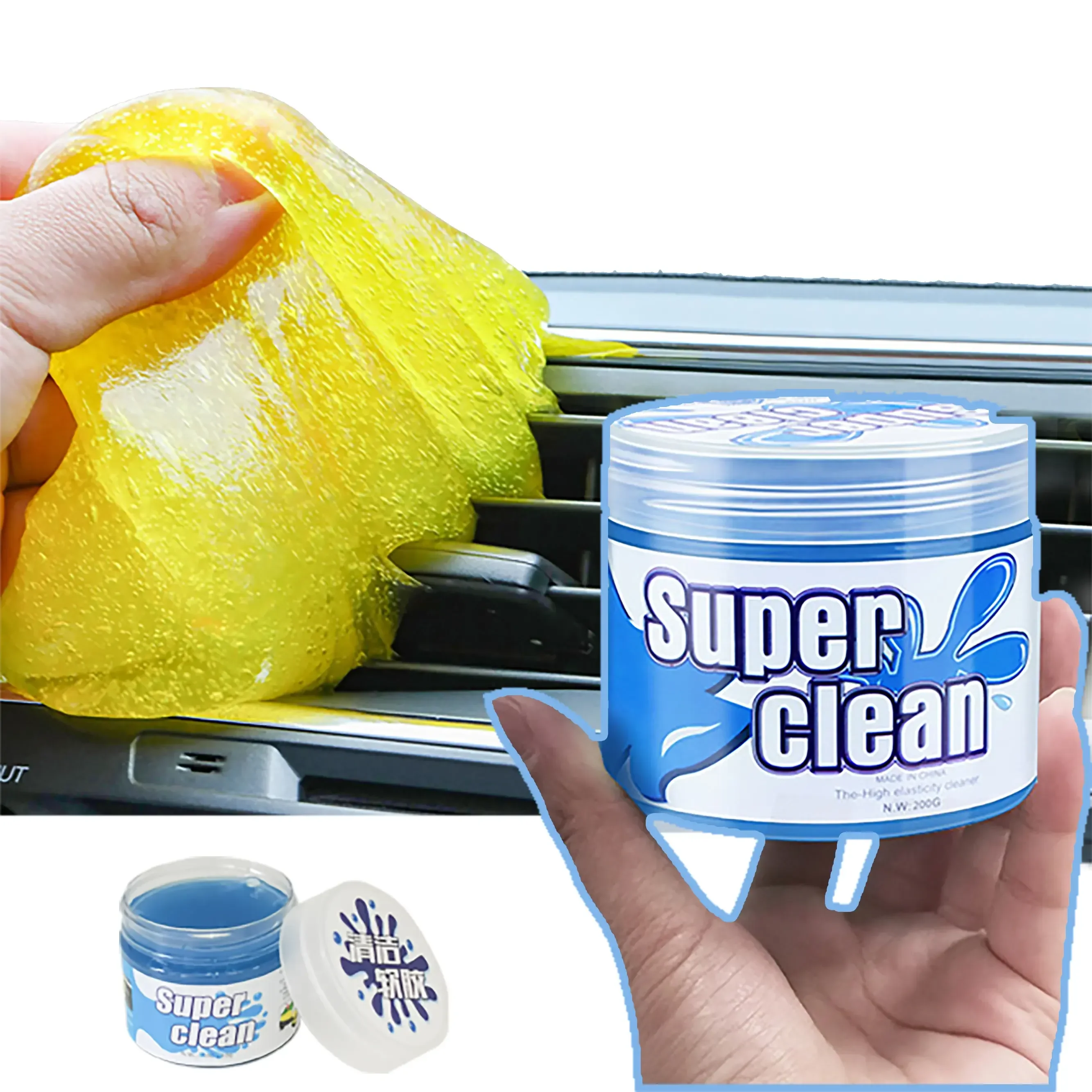 160g Convenient Jelly Dust Clean Gel for Keyboard Repeated Use Magic Cleaning Gel For Car