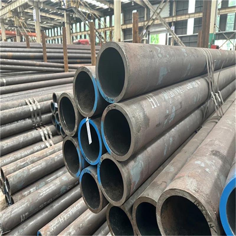 Factory Direct 12m Long A36 1045 Carbon Seamless Steel Pipe Shape ASTM Standard Drill Oil Structure API GS Certified