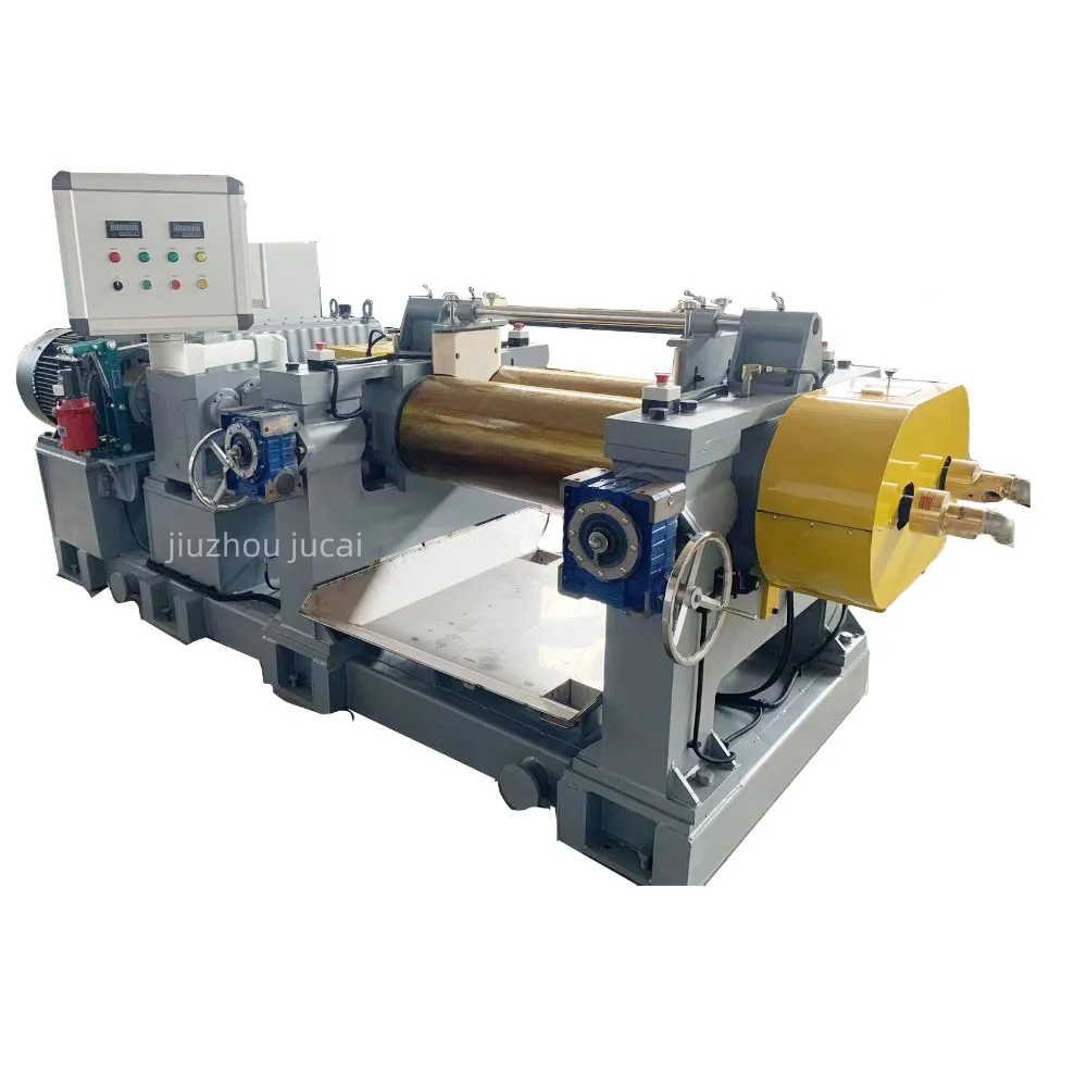 Compact Open Rubber Mixing Mill/two Roller Rubber Silicone Sheeting Mixing Mill
