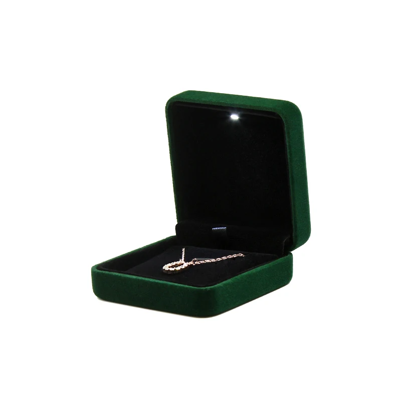 WeiMei Luxury Velvet Jewelry Box Set Box Custom Fashion Jewelry Gift Box with Customized Logo
