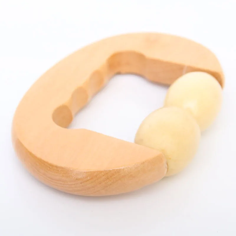 Handheld Wooden Mini Body Massager Full Body Self-Massage Roller for Instant Relief for Feet and Body