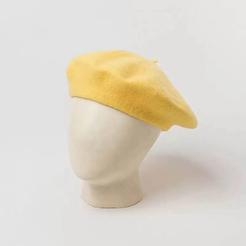 High quality fashion French wool beret hat for men and