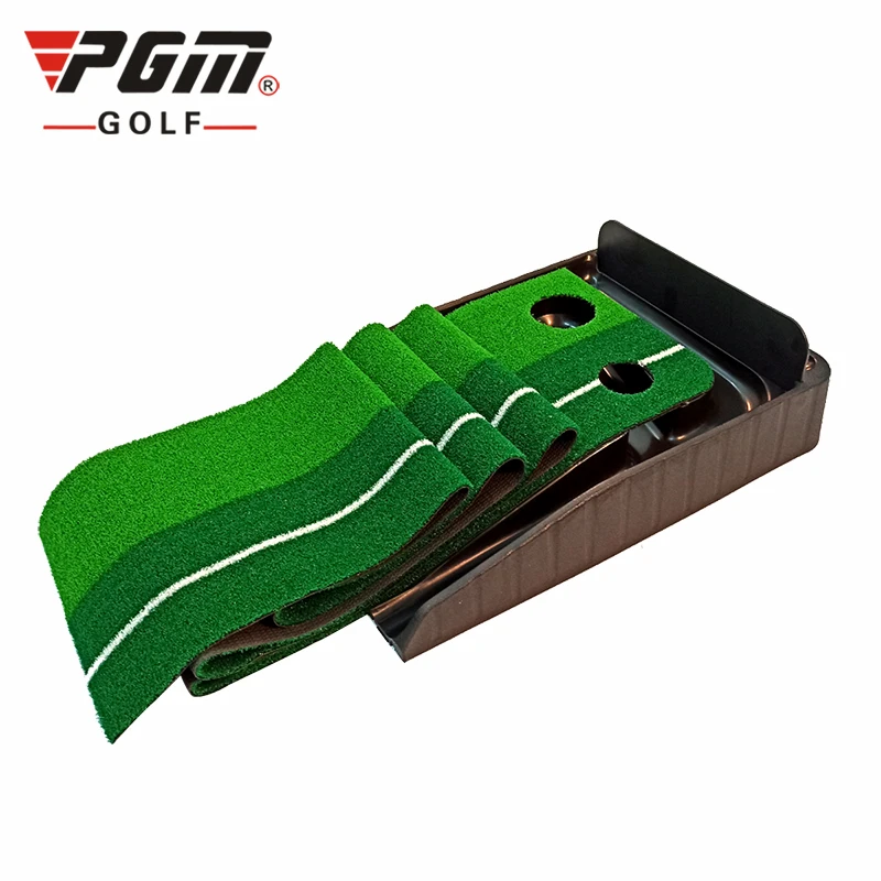 PGM indoor golf putter mat green putting trainer Automatic Ball Return Golf Putting