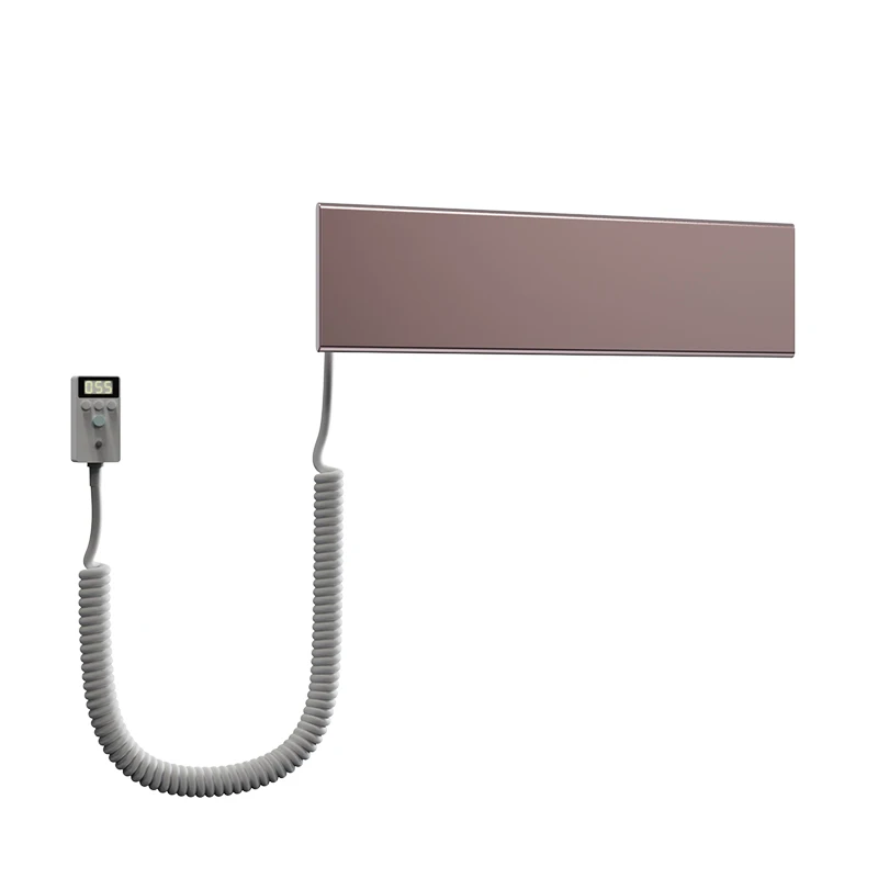 Designer anthracite heated towel rails hot water radiator heater for room using