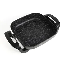 High quality Korean multifunctional Quartet frying pan non stick  end high capacity electric pan