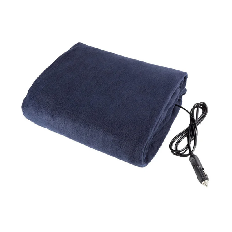 Rechargeable 30W King Size Heating Car Blanket Portable Of 12V Hot Sale Woman Electric Heated Blanket For Car