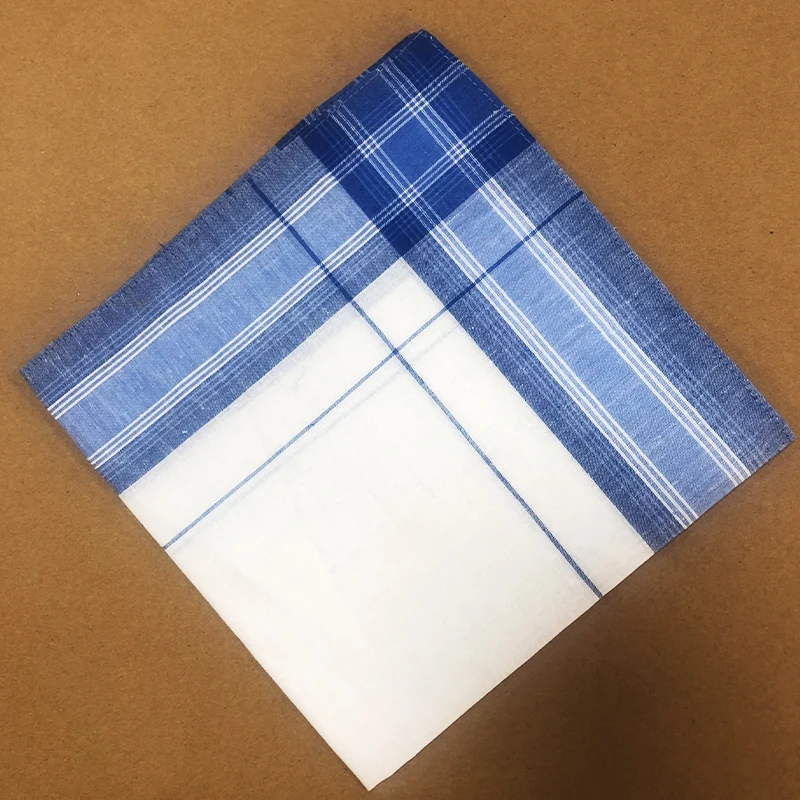 Заводской прямой платок-бандана экологичный льняной носовой платок из чистого хлопка 40*40 см носовой платок