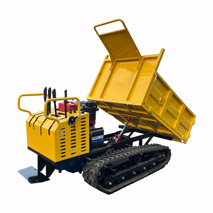 Good agricultural helper: tracked dump truck, easy to transport agricultural products and agricultural supplies!