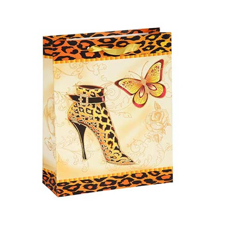 Custom Luxury Shopping Paper bags with Your Own Logo for Shoes