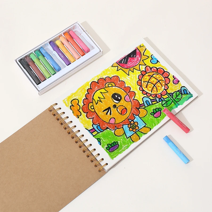 Customized Drawing Book Soft Cover With Perforated Custom Design Watercolor Sketchbook