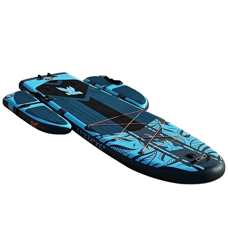 Canoe/Kayak Drop Stitch Folding Fishing inflatable collapsible fishing paddle Canoe/Kayak for ocean lakes rivers