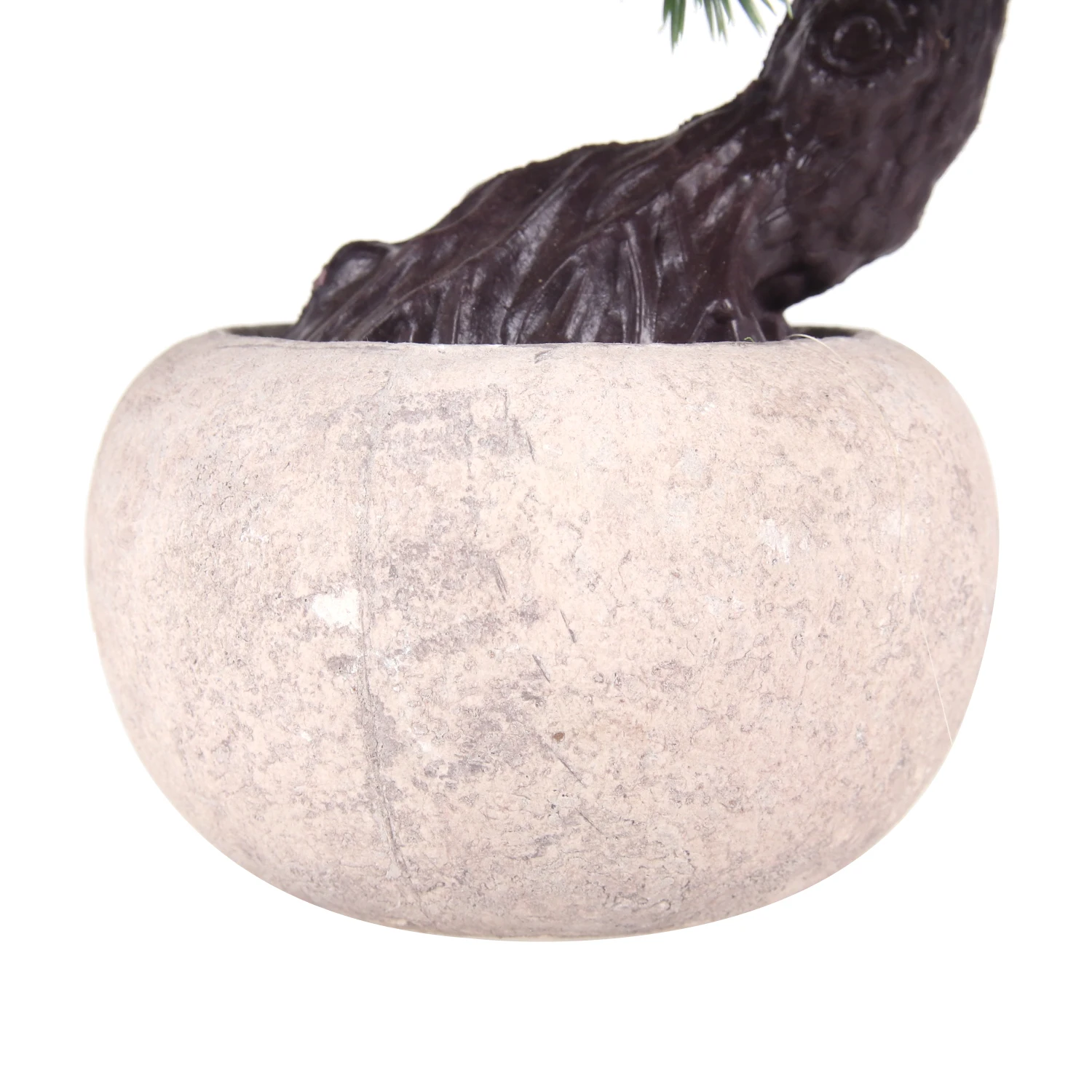 High Simulation Indoor Decorative Potted Faux Artificial Pine Tree Japanese Cypress Bonsai Plants