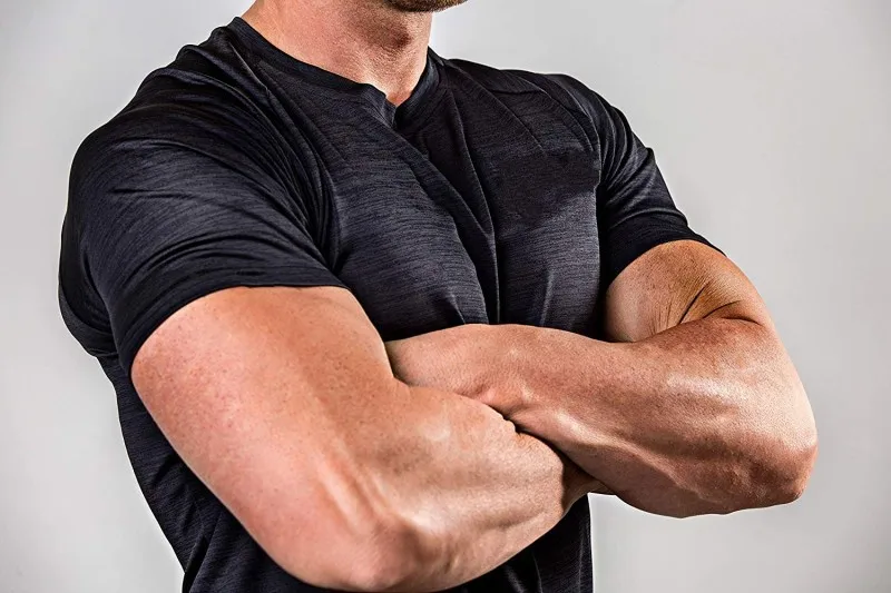 Custom  Crew Neck Breathable  Fitness Gym Dry Fit T Shirts Athletic Running Gym Workout Sports Slim Fit Tops Shirt Sports