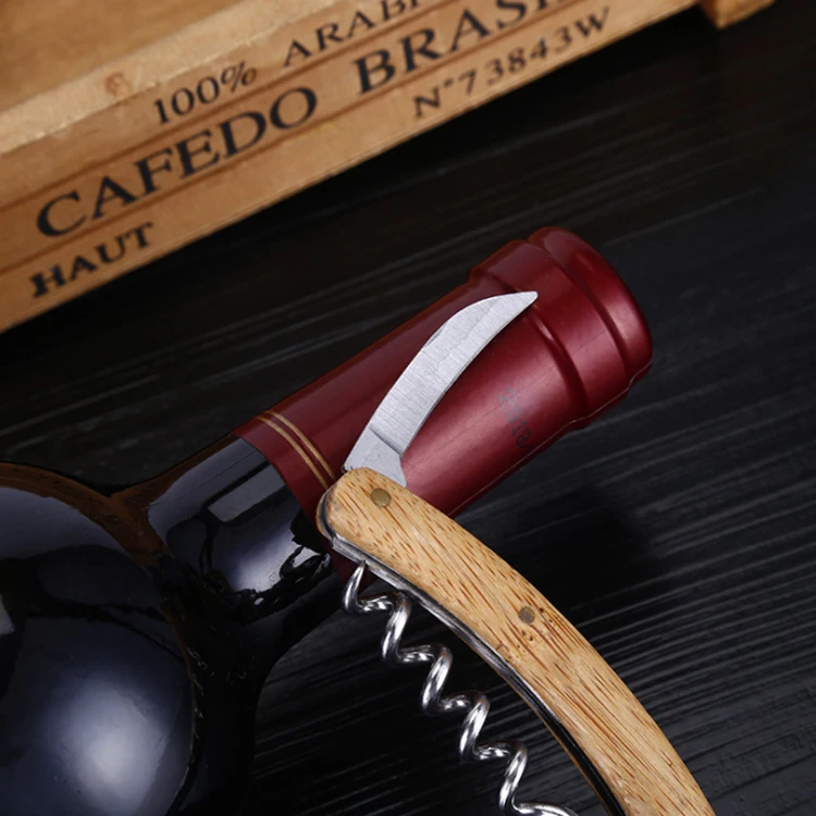 Best Selling Promotion Unique Wood Corkscrew Wine Opener Set, Wine Opener And Aerator Set