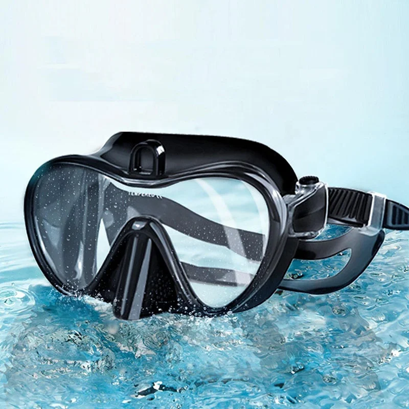 Snorkel Set Silicone Face Mirror Swimming Snorkeling Mask Diving Glasses