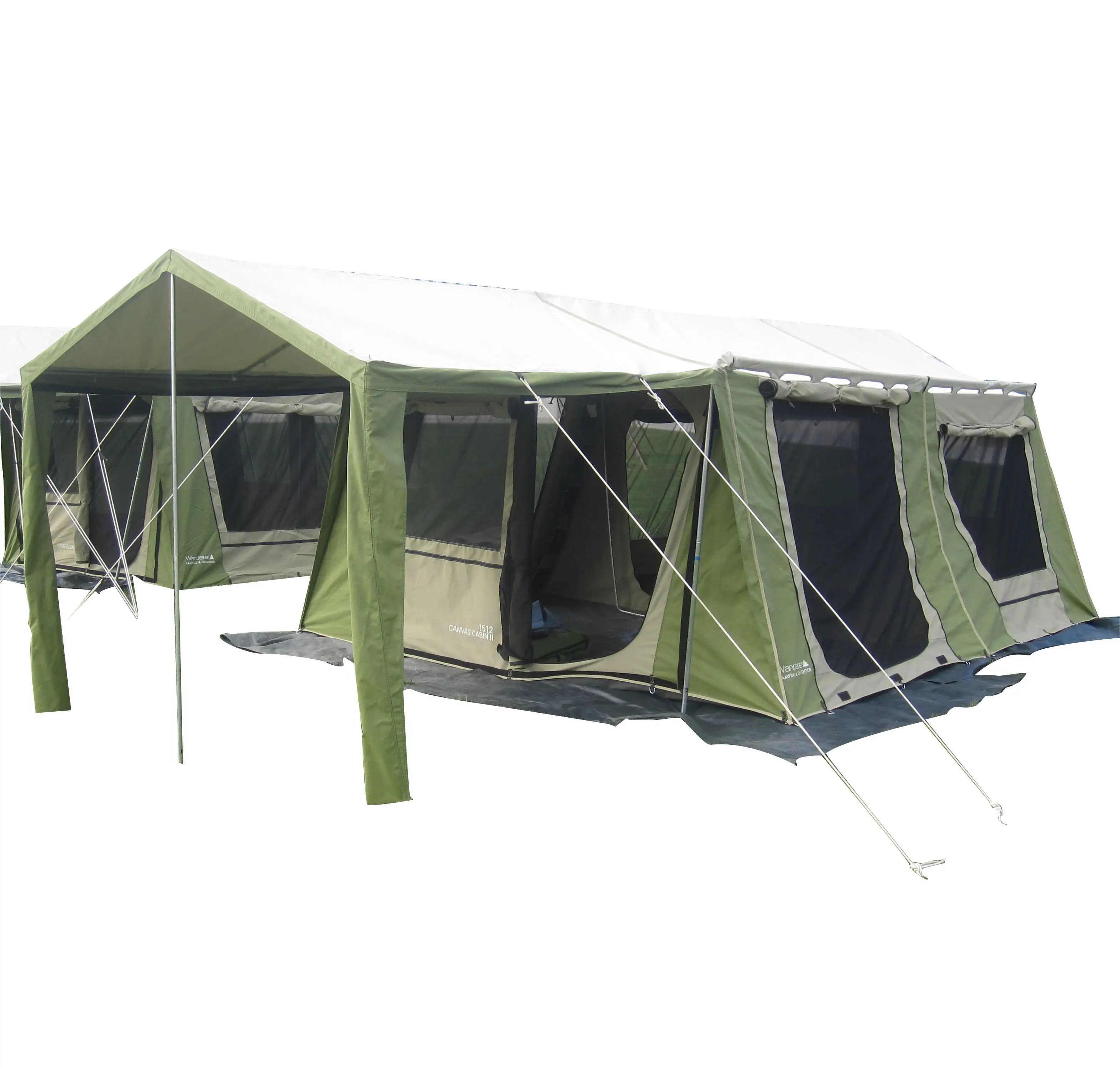 ENJOIN Waterproof Shade Tent Large Space Outdoor Family Ganvas Camping Tent For 4-5 people