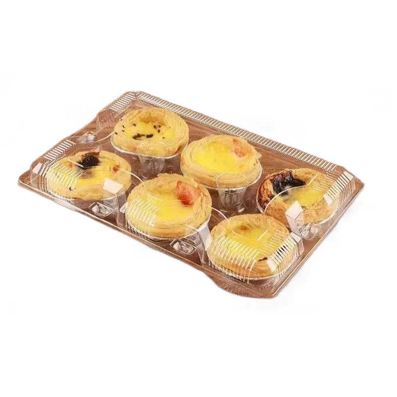 Прозрачная пластиковая коробка для фруктов