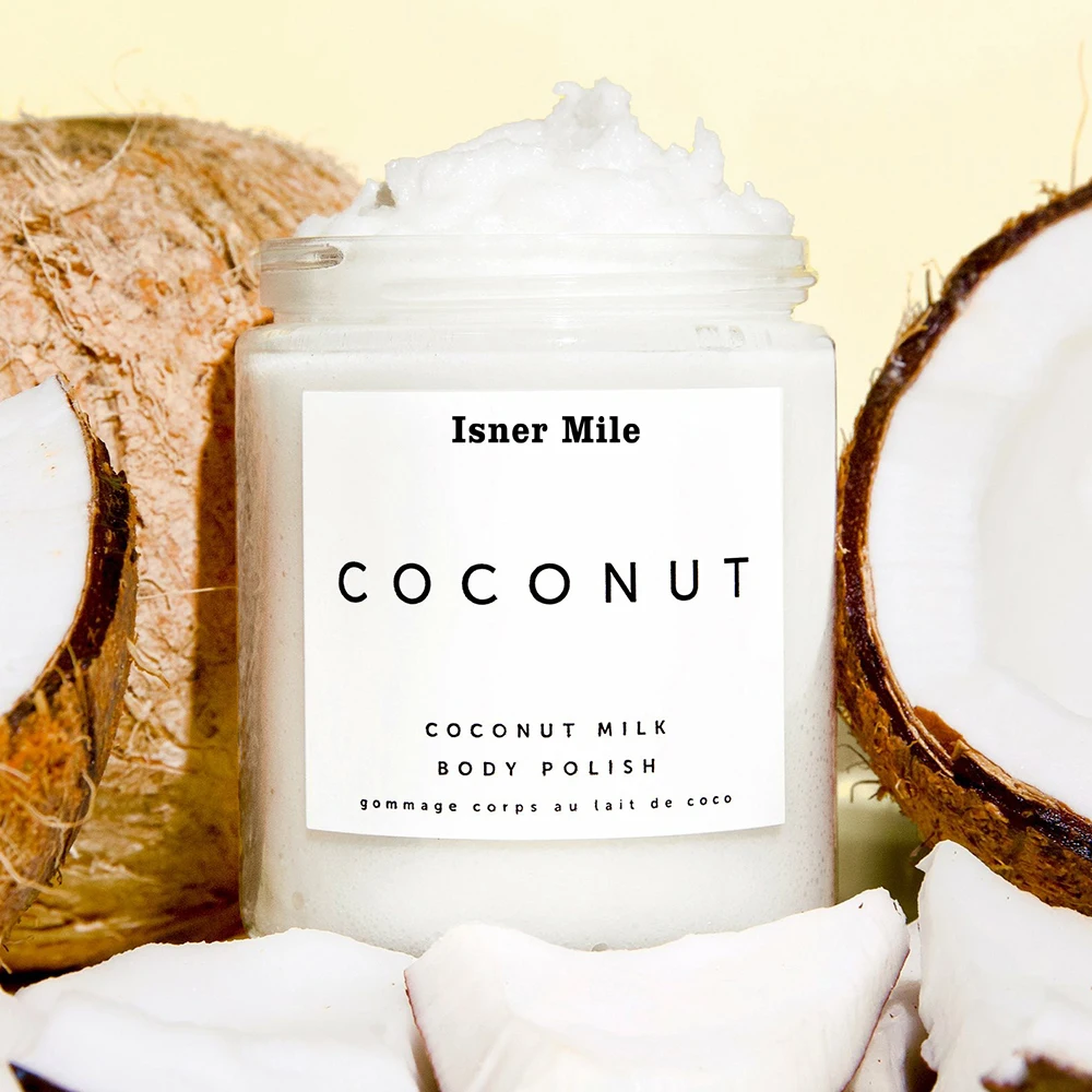 New Design Hot Selling Organic Dead Sea Minerals Coconut Milk Body Scrub