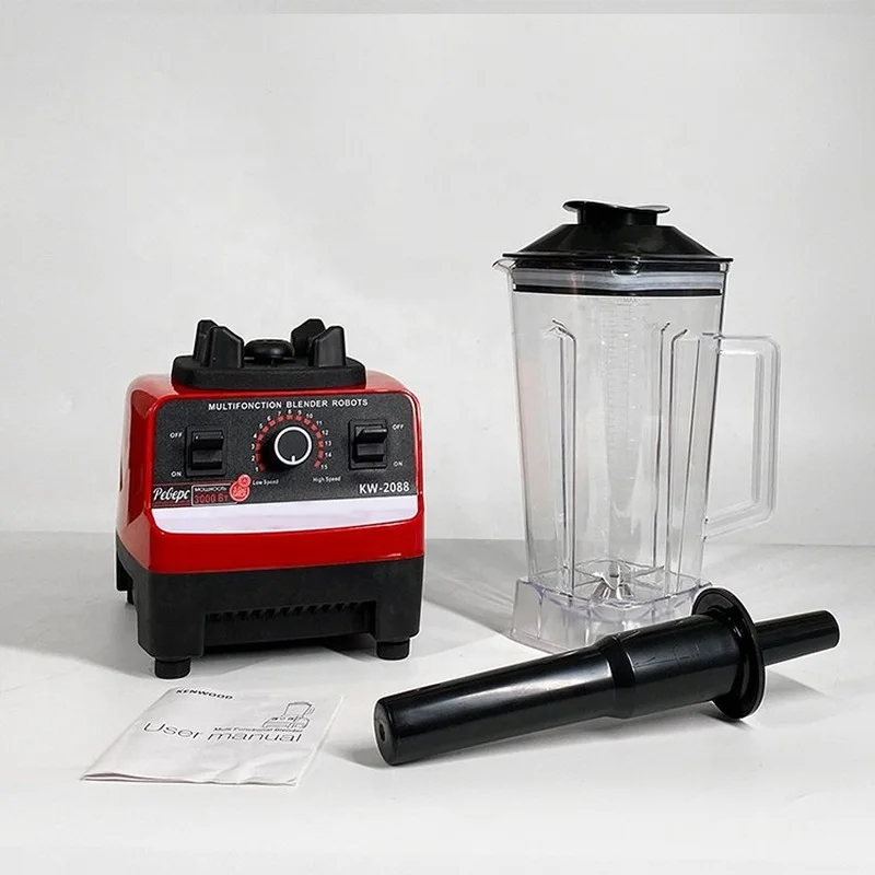4500W Kitchen Professional 2L Commercial Heavy Duty Food Processor Juicer Smoothie Blender And Mixer