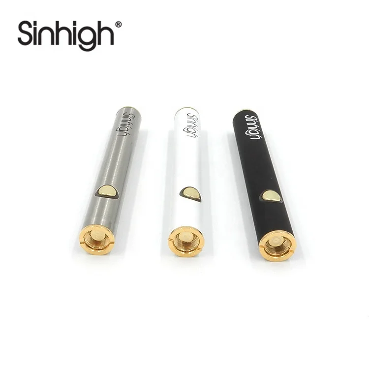 
320mah Portable Battery Cbd Cartridge Vape Pen Battery With Bottom Charging Port 