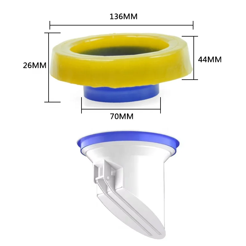 Toilet Parts Sewer Drain Plug Anti-Odor Cover Sealing Ring for Pipes Tubes in Toilet Wax Ring With Odor Proof Floor Drain