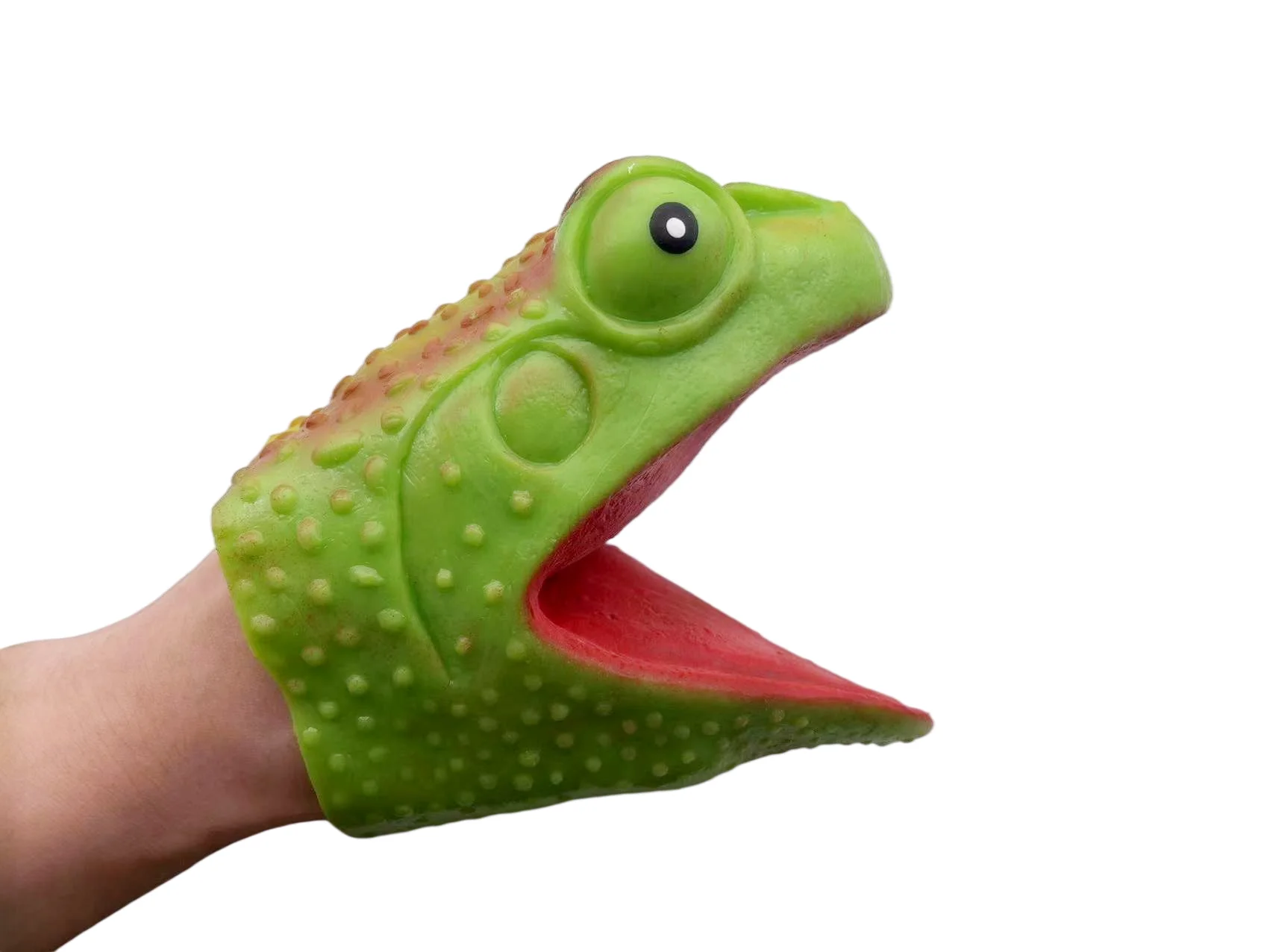 Manufacturer Spot Shark Soft Silicone Kids Playing Toys Role Playing Animal Lizard Hand Puppet