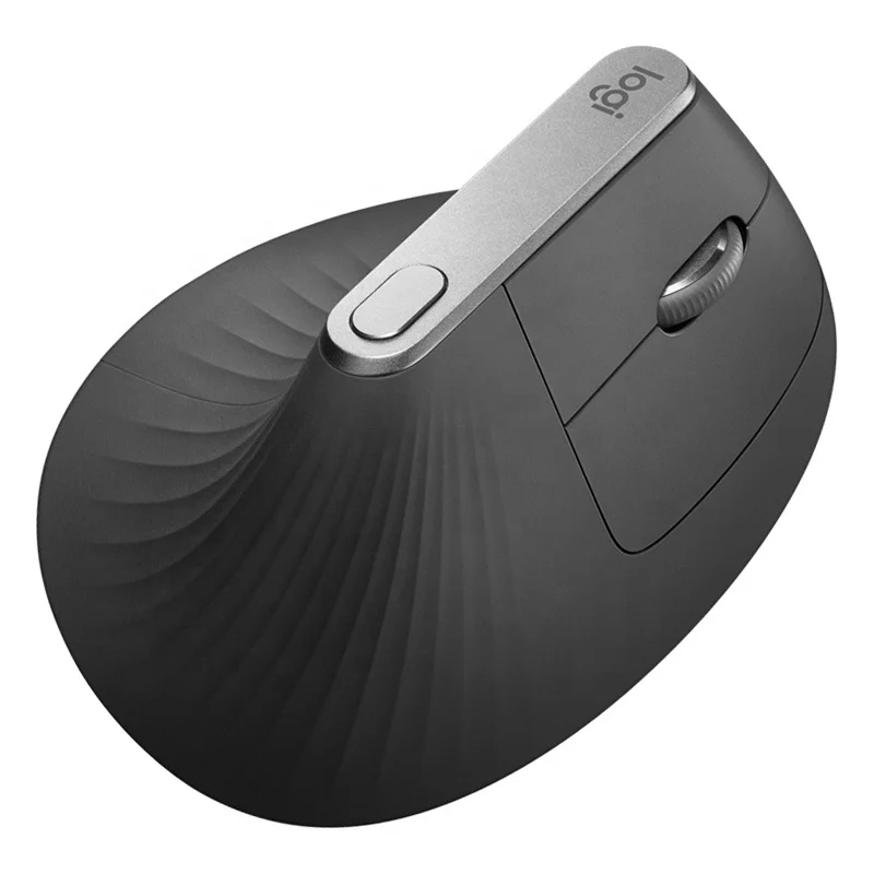Logitech MX Vertical Mouse Wireless Mouse Office Vertical Mouse Ergonomic Design Black with Wireless 2.4G Receiver Mice