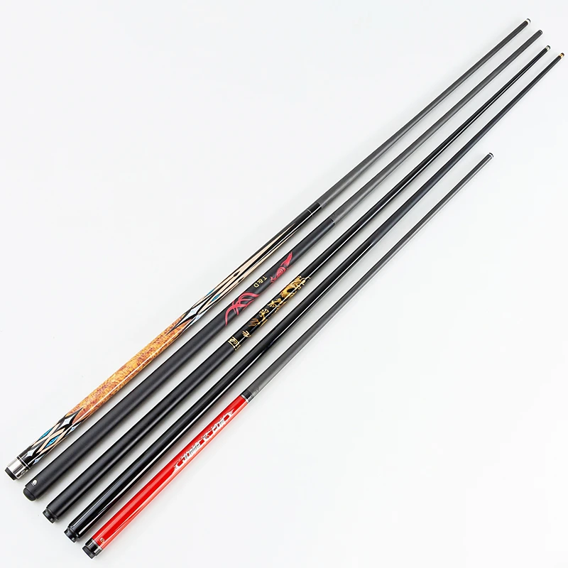 Multiple Optional  Carbon Glass Fibre Cues Stick Pool Snooker Punch Jump Functions Billiard Cues