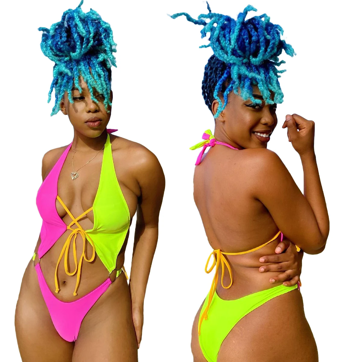 New Women Bathing Suits Young Swimming Beachwear Girls Bikini Designer One Piece Swimsuits 1 Piece Bikinis Adults Bikini Custom