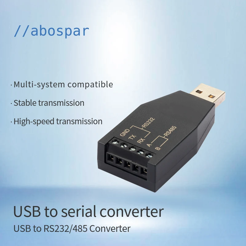 AS-USC02 USB к RS485 RS422 последовательный преобразователь сигнала конвертер адаптер