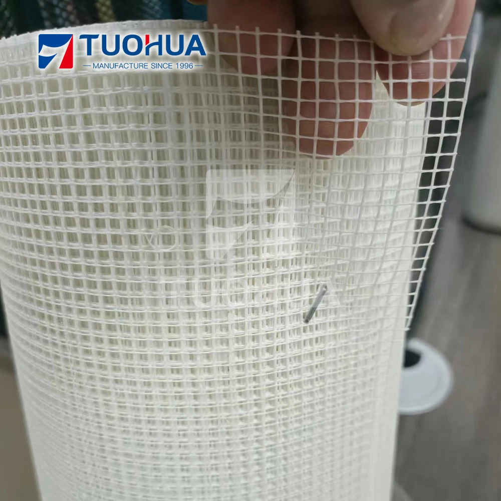 160GSM Fiberglass Mesh Fiberglass drywall joint mesh white fiberglass mesh roll
