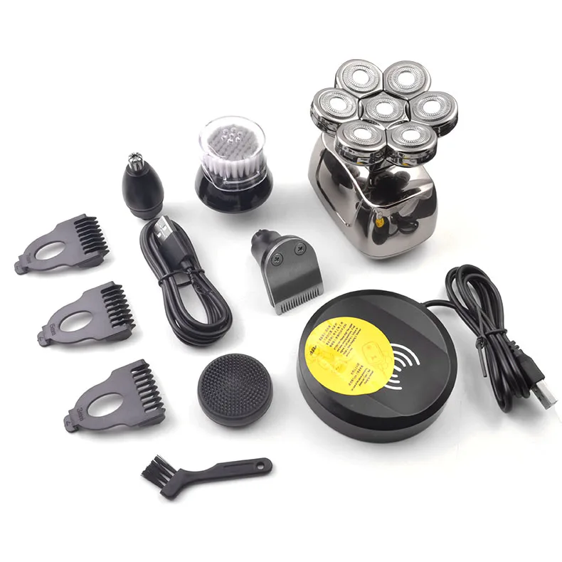 LiLiPRO Wireless charge rechargeable wet and dry nose hair beard rotary shaver