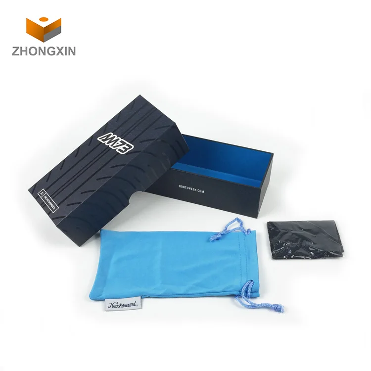 Factory direct sale OEM foldable glasses full cover paper case sunglasses eyewear packaging box