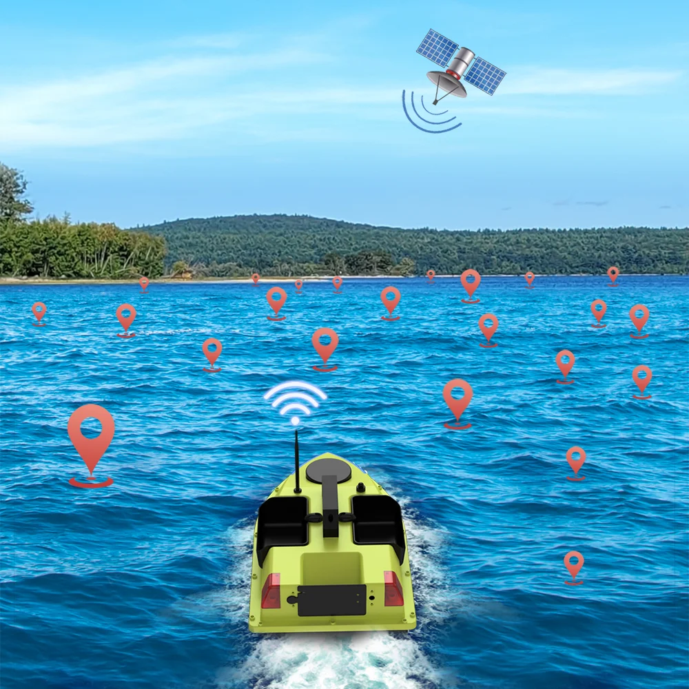 Factory Directly Supply Wireless 600m Remote control Bait Boat Fishing feeder boat with gps