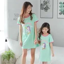 Mommy and Me Outfits Casual Dresses Home Wear Mother and Mini Me Sleep Dress