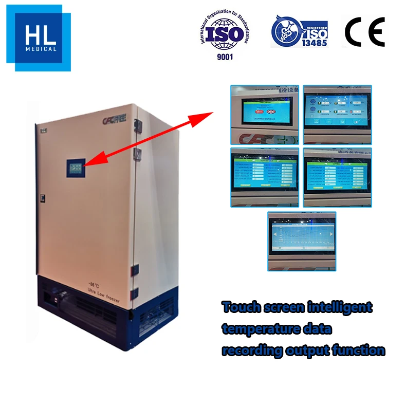 80 upright ULT Freezer 708L Ultra Low Temp -86 High-Capacity  Vertical Freezer vaccine storage upright ultra freezers