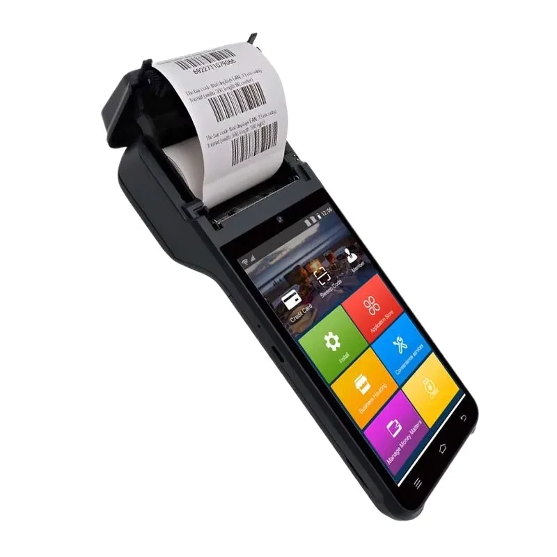 JUCCCE Bus Ticket Vending Machine Ual Screen Android Pos Terminal With Nfc Reader Point Of Sale System Scanner pos ve