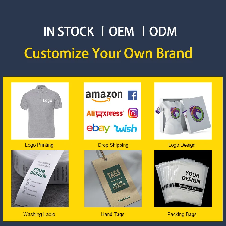 GOTS 100% Organic Cotton Custom Embroided Printing Logo Solid Color Polo Shirts Summer Men Polo Tshirt Polo Work Shirt