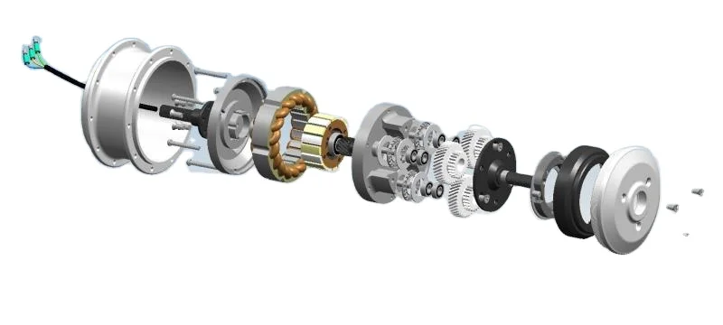 RoHS/EMC/CE EN15194 Approval 24v/36v/48v The lightest!Front-Roller brake e-bike hub motor