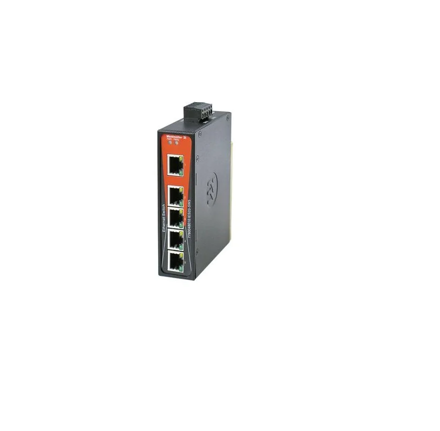 Weidmuller 7760048010 IES20-SW5 5 * RJ45 10/100 базовый (X) Din-рейка (настенный) Монтажные изделия неуправляемый т. Е. Переключатель