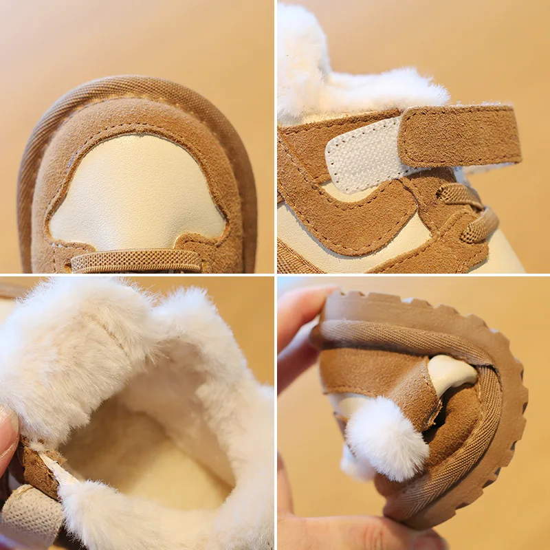 Baby Boys Girls Soft Sole Non-slip Crib Warm Booties