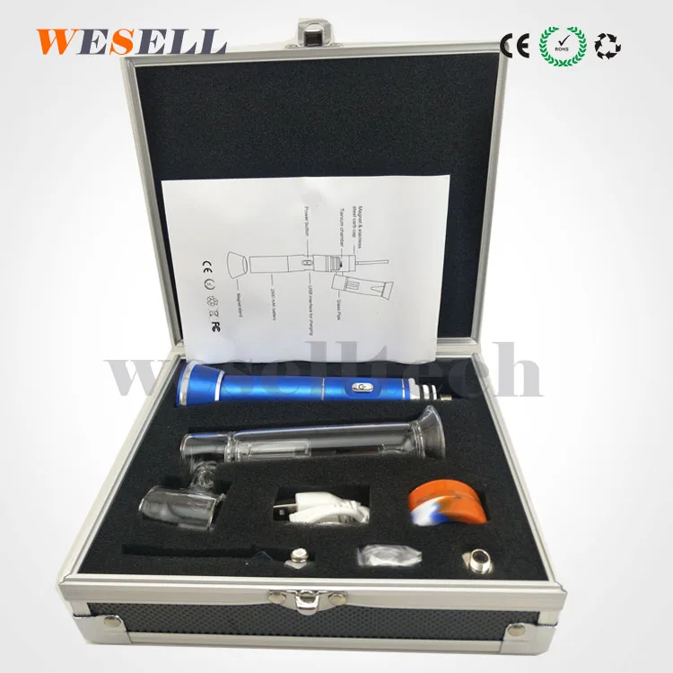 
Wholesale e cig for ceramic dish enail coil water pipes smoking wax dabber portable h enail concentrates ceramic 