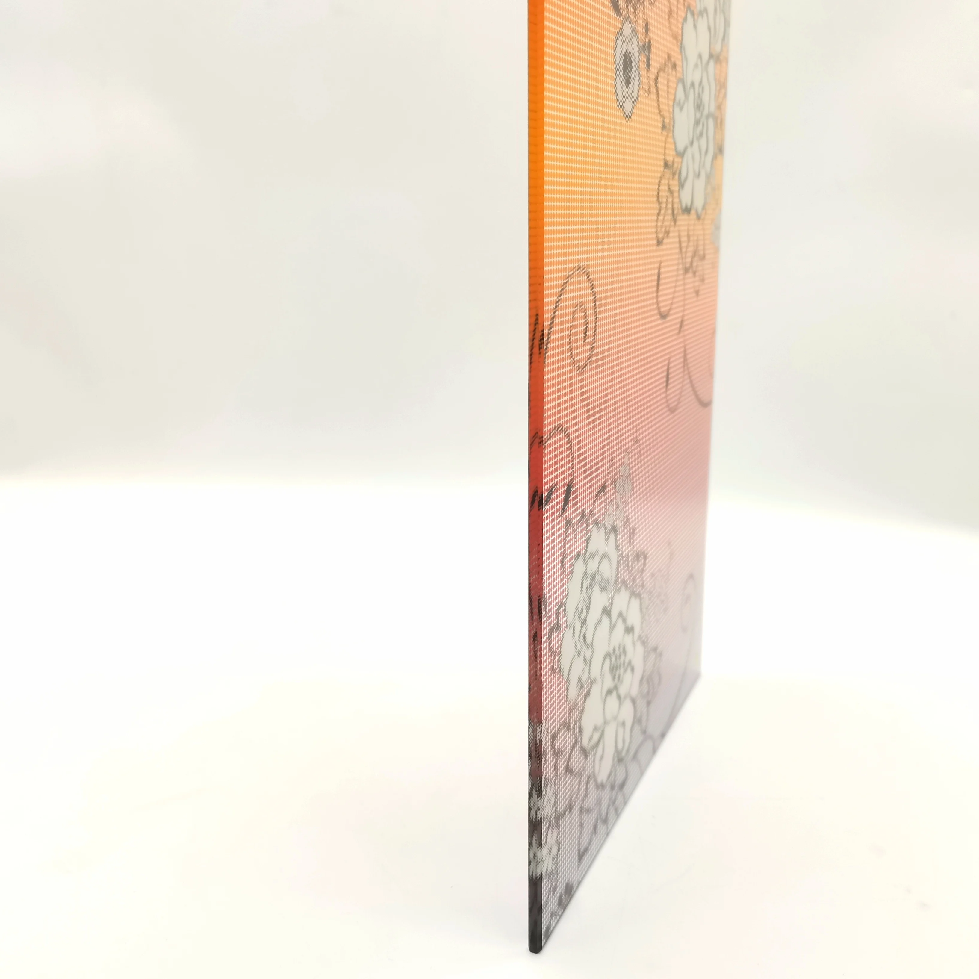 Customized Factory Price Hot Sale 3mm-19mm Ultra-white Tempered 3d Printing Glass for Decoration Window Door