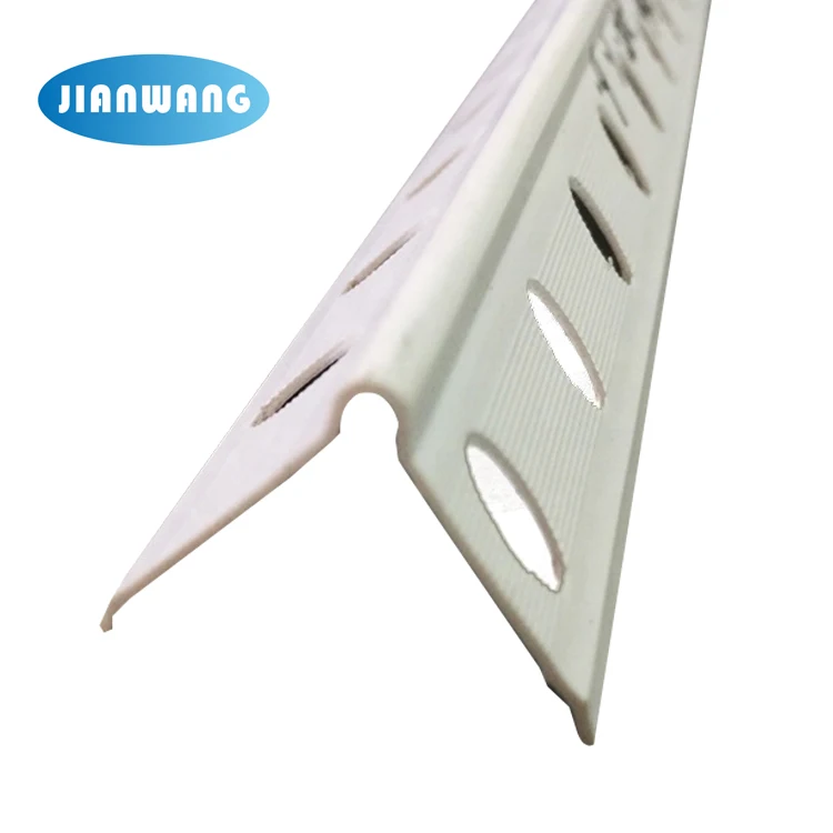 Customized Different Specifications PVC Tile Render Corner Bead White Plastering Wall Angle Bead