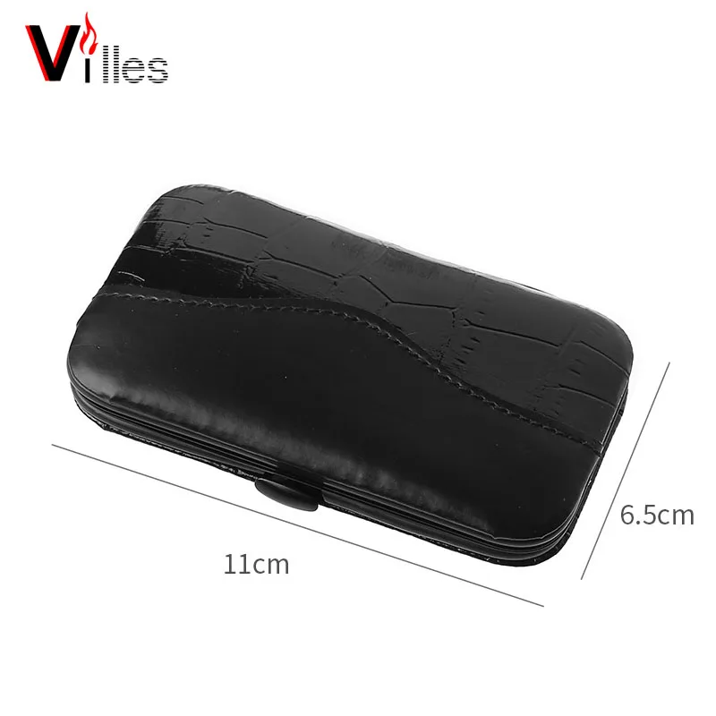 High End 7PCS Carbon Material Manicure set Beauty Nail Cleaning Tools Nail care kit