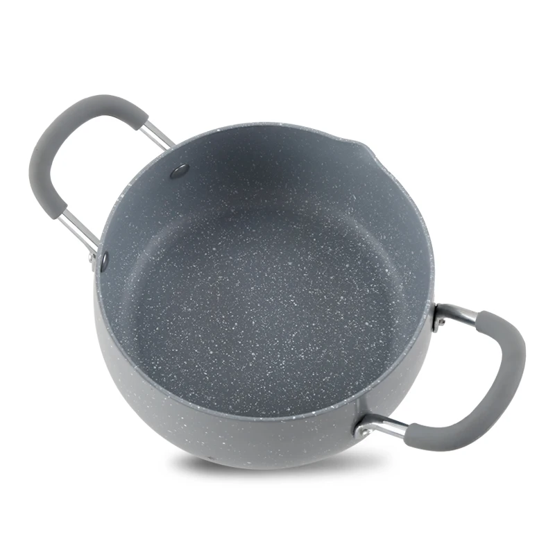 Wholesale Non Stick Soup Pot Heating Milk Stock pot with Handles