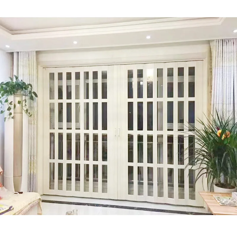 Puerta Pvc Plegable De Bi Fold Plastic Folding Sliding Bifold Patio Doors Price