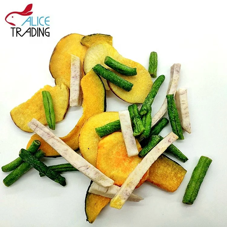 High Quality Dried Healthy Fruit Snack VF Mixed Vegetable Crispy Chips