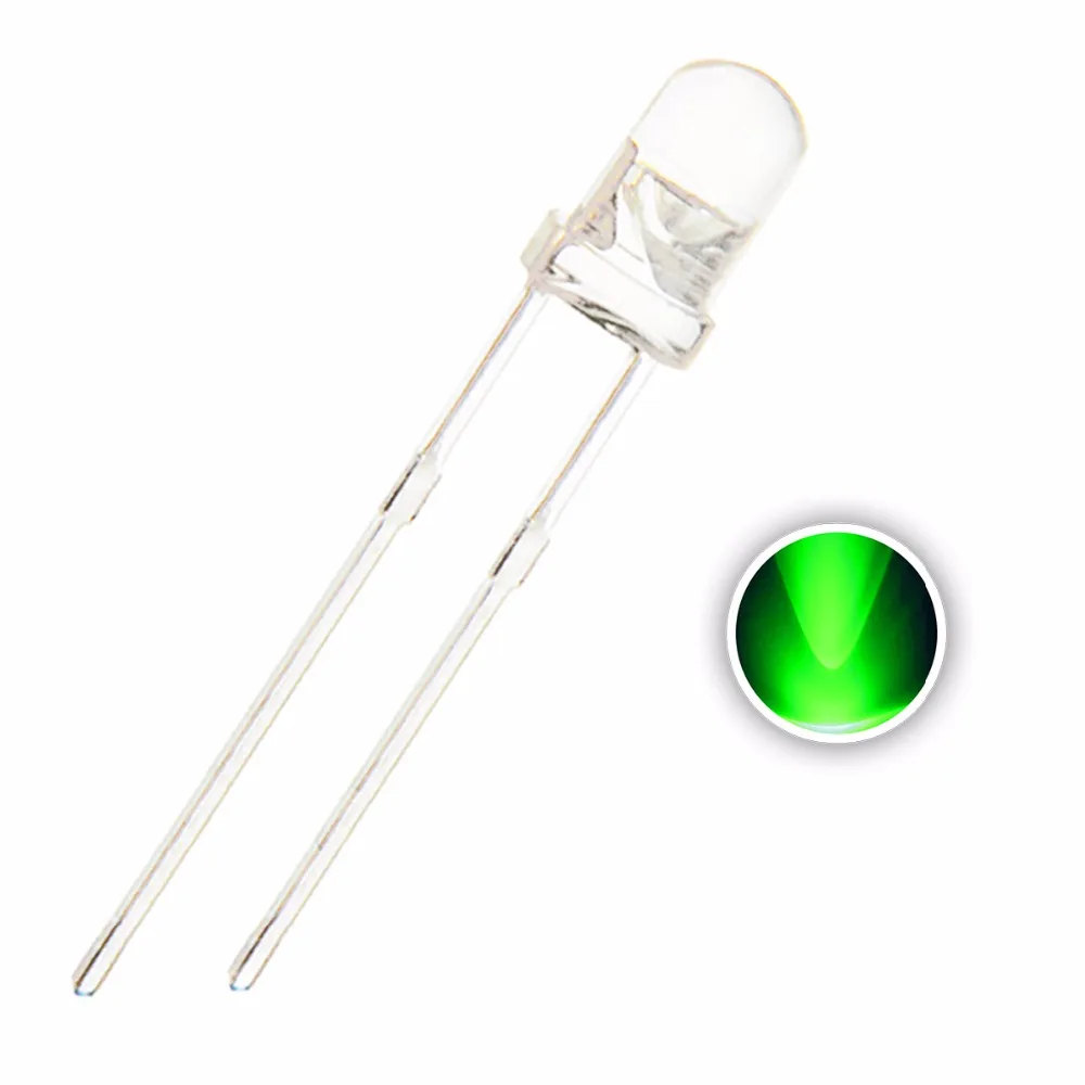 LED 3mm 5mm 3000K Warm White Clear Lens Round Transparent LED Light Emitting Diode Lamp Free samples free sample